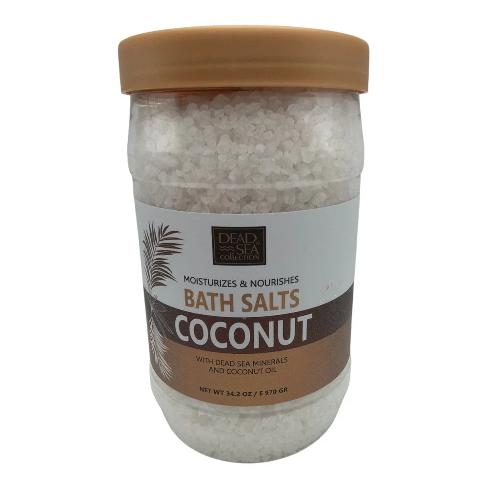 Dead‎ Sea Collection Bath Salts Coconut Pure Dead Sea Salt 34.2 oz